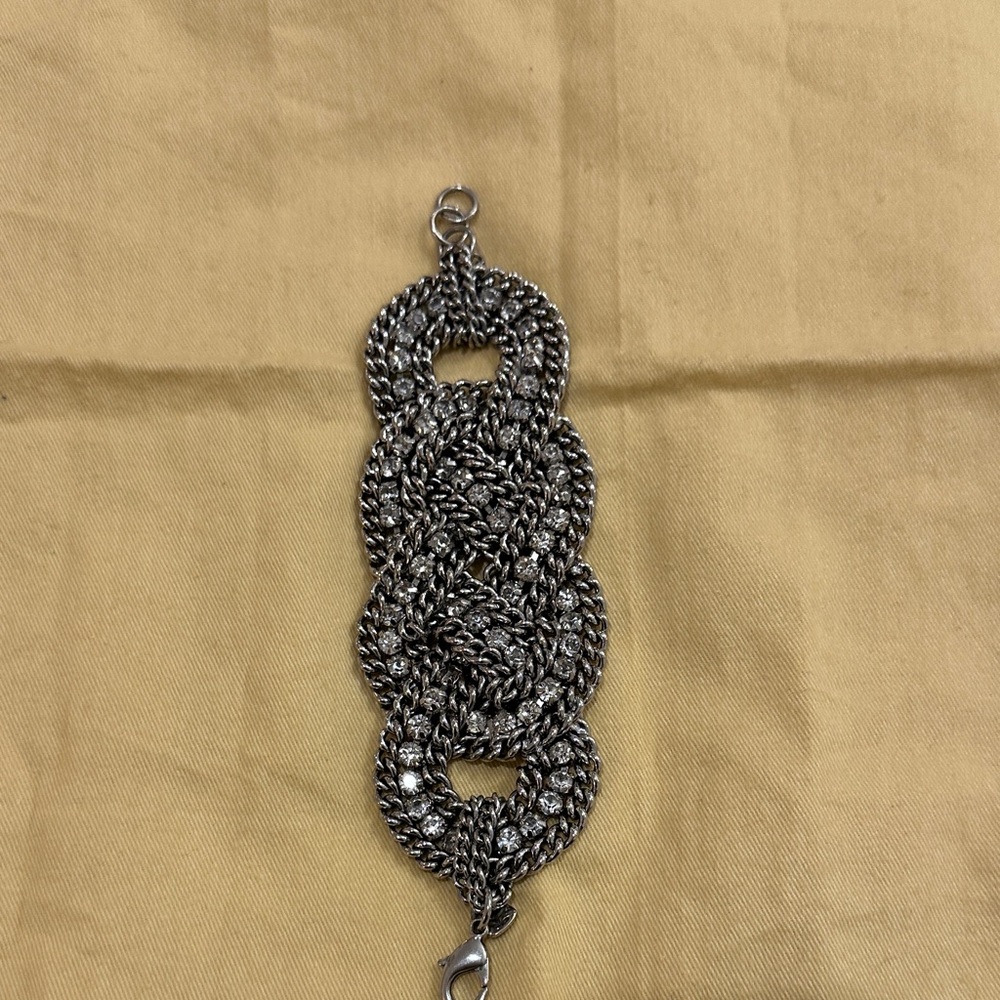 Elegant Silver Chain Bracelet